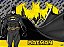Kit festa Batman Decoração Anive Toalha Amarela +Painel TNT - Imagem 3