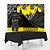 Kit festa Batman Decoração Anivers Toalha Preta + Painel TNT - Imagem 2