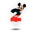 Vela Número 2 Festa Mickey Clássico decoração aniversário - Imagem 4