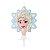 Vela decorada festa Frozen Princesa Elsa decoração aniversá - Imagem 4