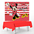 Kit festa Minnie Decoração Aniv Toalha Vermelha + Painel TNT - Imagem 2