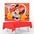 Kit festa Minnie Decoração Toalha Vermelha + Painel TNT - Imagem 1