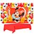 Kit festa Minnie Decoraçã Toalha Vermelha+ 25 balões +Painel - Imagem 2