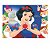 Kit festa Branca de neve Decoração Toalha+ 25 balões +Painel - Imagem 6
