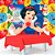 Kit festa Branca de neve Decoração Toalha+ 25 balões +Painel - Imagem 3