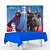 Kit festa Frozen Decoração Anivers Toalha Azul + Painel TNT - Imagem 2