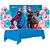 Kit festa Frozen Decoração Toalha Azul + 25 balões + Painel - Imagem 2