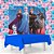 Kit festa Frozen Decoração Toalha Azul + 25 balões + Painel - Imagem 15