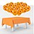 Kit festa Dragon ball Decoração Toalha Laranja + 25 balões - Imagem 1