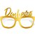 4 Oculos Papel Dourado Decoração Ano Novo festa - Imagem 4