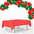 Kit festa Natal Decoração 100 bexigas +Toalha vermelha +fita - Imagem 1