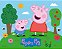Kit festa Peppa Pig Decoração Painel +Toalha Rosa + 25 Balão - Imagem 6