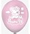 Kit festa Peppa Pig Decoração Painel +Toalha Rosa + 25 Balão - Imagem 3