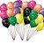 25 Bexigas n9 Decoração Carnaval balão Sortido festa - Imagem 1