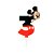 Vela Número 3 Festa Mickey Clássico decoração aniversário - Imagem 2