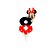 Vela Número 8 Festa Minnie Mouse decoração aniversário - Imagem 3