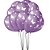 25 Bexigas balão n9 Decoração Borboleta Lilás e Branco festa - Imagem 1