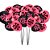 25 Bexigas Balão N9 Decoração Flamengo Rosa Festa aniversári - Imagem 1
