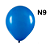 Kit 125 Azul n9 +Branco + Azul Metalizado Balão Bexiga Festa - Imagem 8