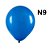Kit 125 Azul n9 +Branco + Azul Metalizado Balão Bexiga Festa - Imagem 7