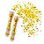 Kit 10 Lança Confetes Dourado festa aniversário eventos 30cm ( ATACADO ) - Imagem 6