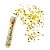Kit 10 Lança Confetes Dourado festa aniversário eventos 30cm ( ATACADO ) - Imagem 5