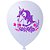 Kit Festa Unicórnio Decoração Painel TNT + 25 Balão Aniversá - Imagem 4