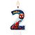 Vela Decoração Homem aranha Festa Aniversário 2 anos - Imagem 3