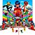 Kit festa Ladybug Decoração Painel + Topo de bolo +6 Display - Imagem 2