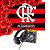 Kit festa Flamengo Decoração Painel +Balão +Fone Presente - Imagem 2
