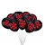 25 Bexiga Balão N9 Festa Flamengo Preto Decoração aniversári - Imagem 1