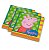 16 Guardanapos Papel Decoração Peppa Pig festa aniversário - Imagem 3