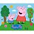 Painel Cor Mais Viva Decoração Peppa Pig Festa 100x78cm - Imagem 1