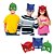 Mascara Festa Pj Masks Decoração resistente 6 und mais cor - Imagem 2