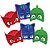 Mascara Festa Pj Masks Decoração resistente 6 und mais cor - Imagem 1