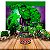 Kit festa Hulk Decora Painel TNT GG +Topo de bolo +6 Display - Imagem 2