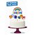 Kit Festa Bolofofos Aniversário Painel +8 Display +Topo bolo - Imagem 6