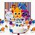 Kit Festa Bolofofos Aniversário Painel +8 Display +Topo bolo - Imagem 1