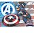 Kit Festa Capitão America Decoração Painel TNT + 25 Balões - Imagem 6