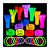 Kit 50 Pulseiras festa Neon decoração Mais Brilho e Cor - Imagem 3