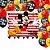 Kit festa Decoração Mickey Mouse painel Gigante + 25 Bexigas - Imagem 1