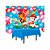 Kit festa Patrulha Canina Toalha Azul + 25 balões N9 + Painel - Imagem 1