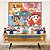 Kit festa Patrulha Canina Decoração Painel GG +Toalha Azul - Imagem 5