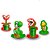 Kit Festa Super Mario Decoração Aniversá Painel + 8 Display - Imagem 6