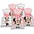 12 Sacolas Surpresa Lembrancinhas Decoração Minnie Rosa fest - Imagem 1