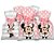 12 Sacolas Surpresa Lembrancinhas Decoração Minnie Rosa fest - Imagem 2