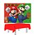 Kit Feta Super Mario Decoração Painel + Toalha mesa Vermelha - Imagem 1