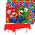 Kit Festa Super Mario Decoração Painel + 25 Balão +Toalha - Imagem 1