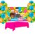 Kit festa Mundo Bita Decoração Balão+ Toalha Rosa+ Painel GG - Imagem 2