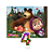 Kit Festa Masha e o Urso Decoração Aniv 4 anos painel + vela - Imagem 2